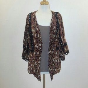 Cute floral kimono coverup