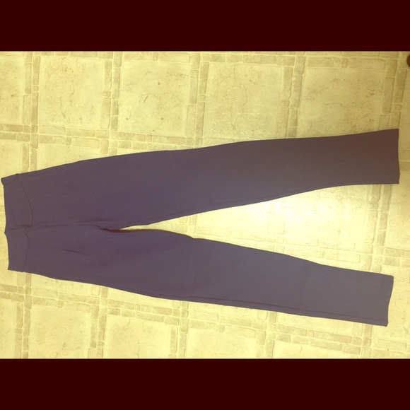 Skinny pants with a zipper, thick stretch fabric - Picture 1 of 4