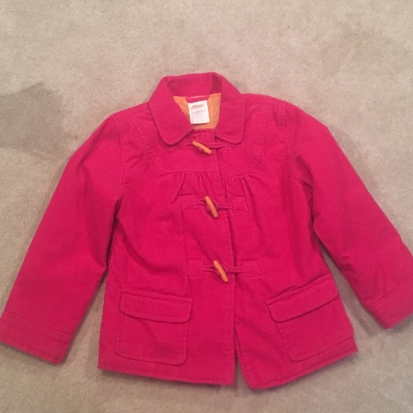 Gymboree Girls Pink Pea Coat Size 5/6