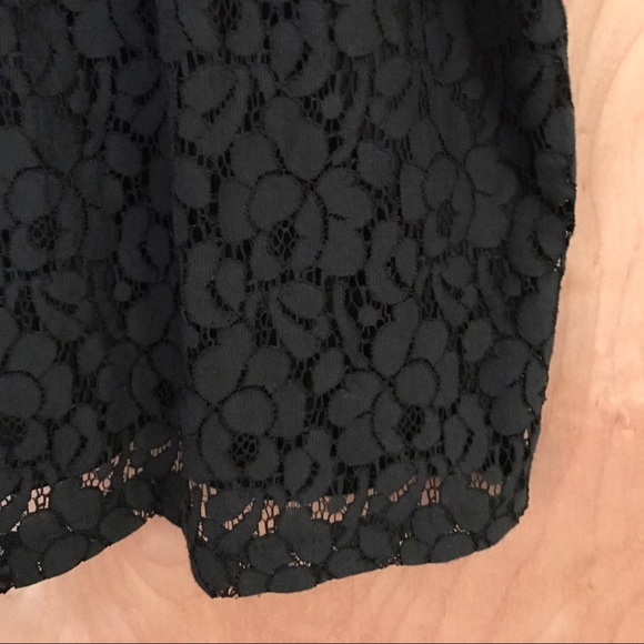 Black lace dress