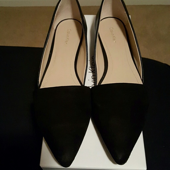 Calvin Klein dorsay flats