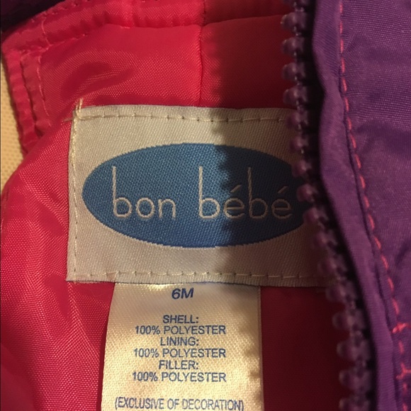 Bon Bebe Snow suit size 6 months girls - Picture 3 of 4