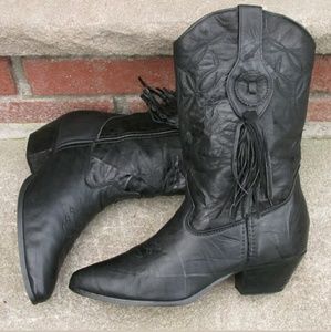 Laredo Fringe Cowboy Boots 7