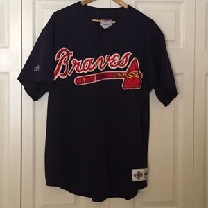 Atlanta Braves men's XL Majestic Authentic jersey