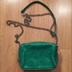 HOBO green cross body bag