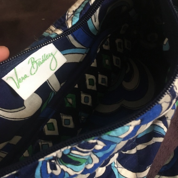 Vera Bradley Small Purse Tote Mediterranean Blue