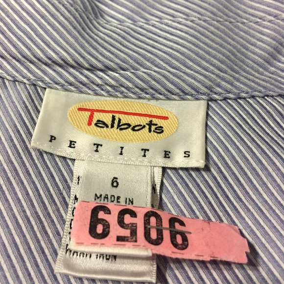 🎈 Talbots Petite Blouse - Picture 3 of 4