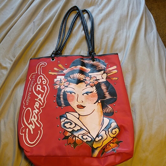 Ed Hardy tote bag