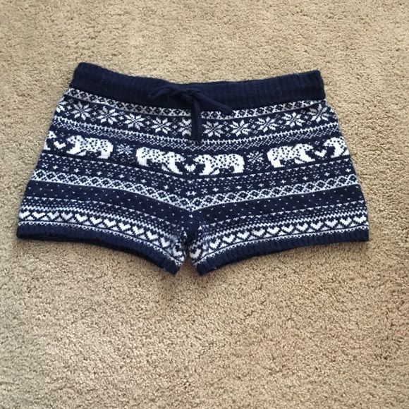 American Eagle Sweater Pajama Short
