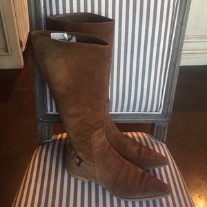 Gucci suede boots sz 7B