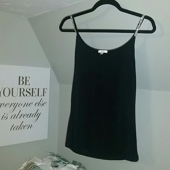 Pre-owned - Rhinestone Cami by Cache Medium (M)