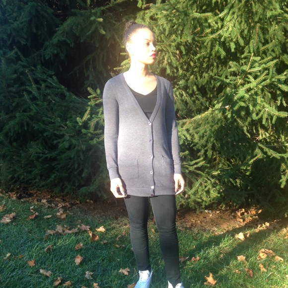 Oversized button up cardigan