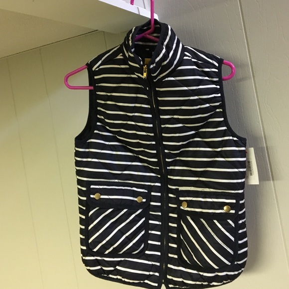 New With Tags Navy and White stripped Women's Vest