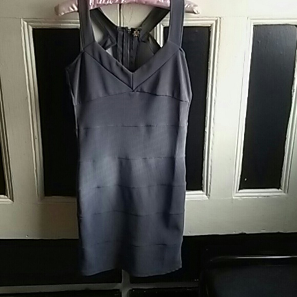Grey mini dress