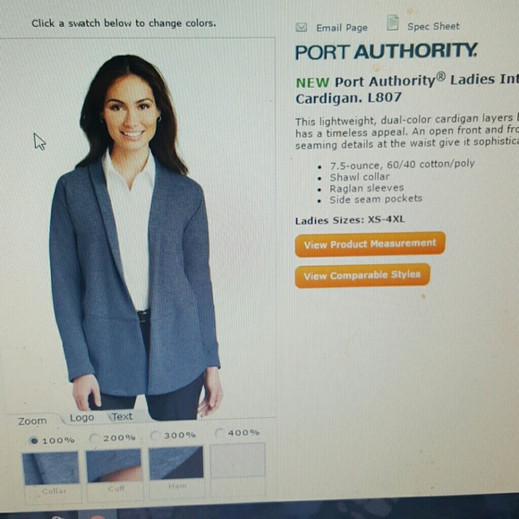 Ladies Interlock Cardigan