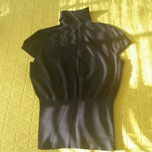Cap Sleeve Turtleneck
