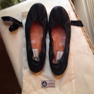Lanvin Iconic Black Ballerinas/Flats