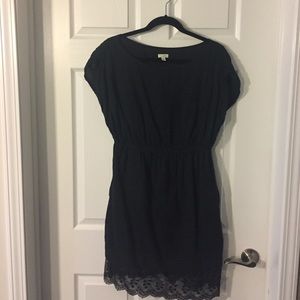 Anthropologie  classic black dress