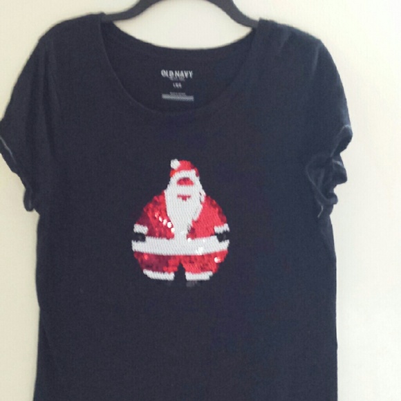 Sequin Santa t-shirt