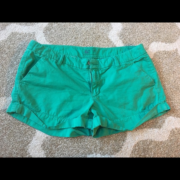 Green shorts