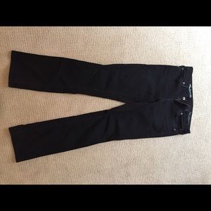Madewell black rail straight jeans