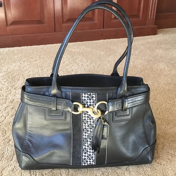 Coach black handbag