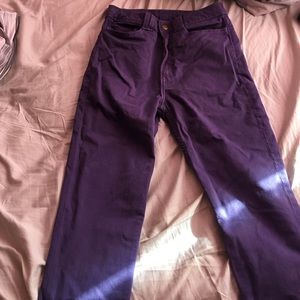 American Apparel High Waist Skinny Stretchy Jeans