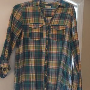 Aerie plaid tunic