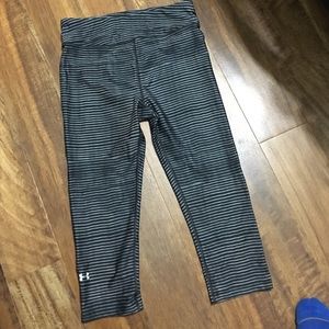 Under armour compression crop pants