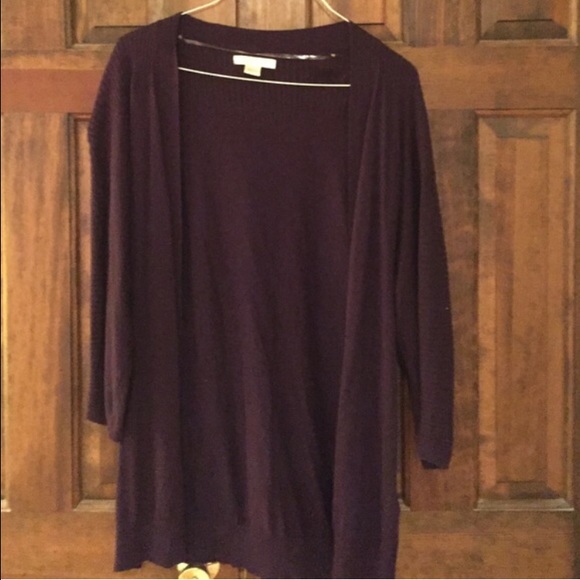 Plum cardigan