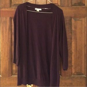 Plum cardigan