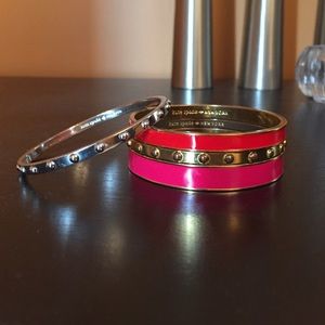 Four Kate Spade Bangle Bracelets
