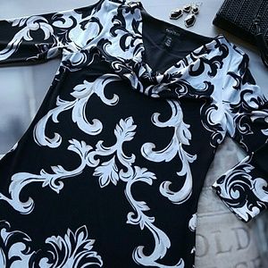 WHBM Cowl Neck Dress