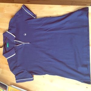 United colors of Benetton blue polo