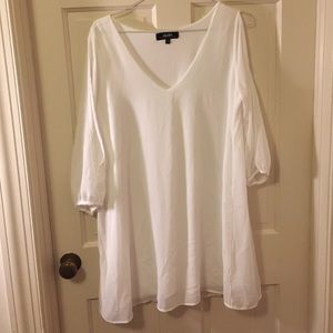 LuLu's Cold Shoulder Mini Dress