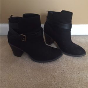 Old Navy booties with buckle detail