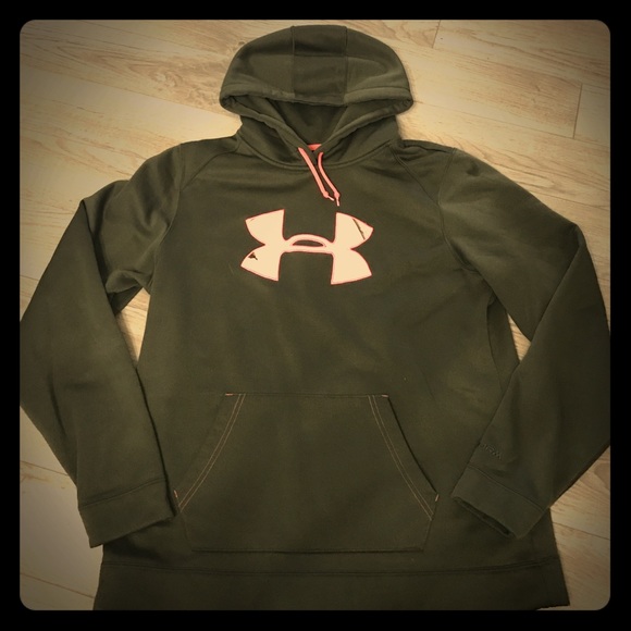 Under Armour Storm Hunter Green/Pink Camo Hoodie
