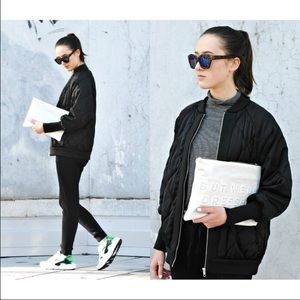 🦄Zara black quilted jacket