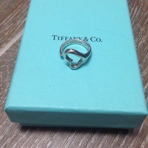Tiffany elsa peretti open heart ring