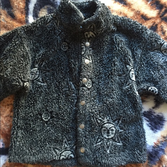 Celestial fuzzy winter jacket