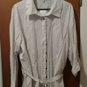 Womans Pinstripe Blouse