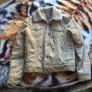 Trucker Sherpa-lined jacket