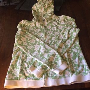 Ann Taylor French Terry  jacket with hood