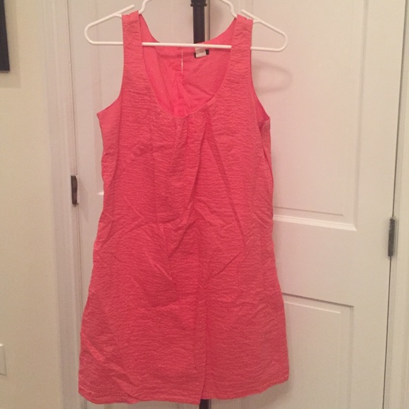 JCrew pink summer tank dress