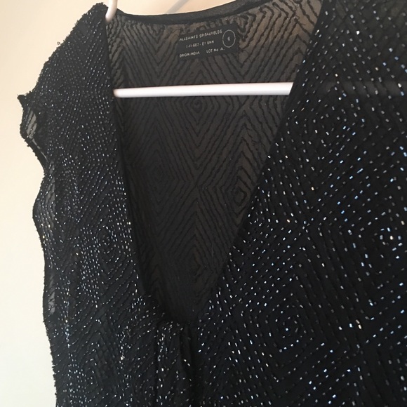 All Saints Jannie Enchanter shift dress Size UK 6 - Picture 3 of 4