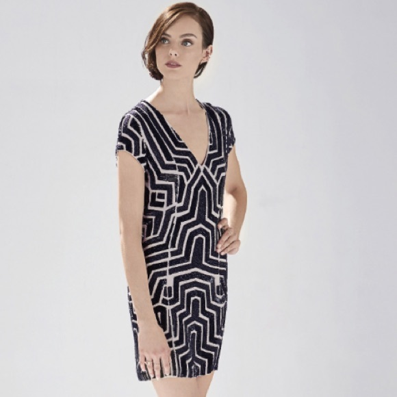 NWT Parker black Serena dress