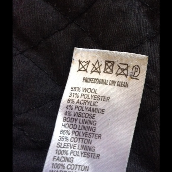 Boys wool coat Size 5-6 - Picture 3 of 4