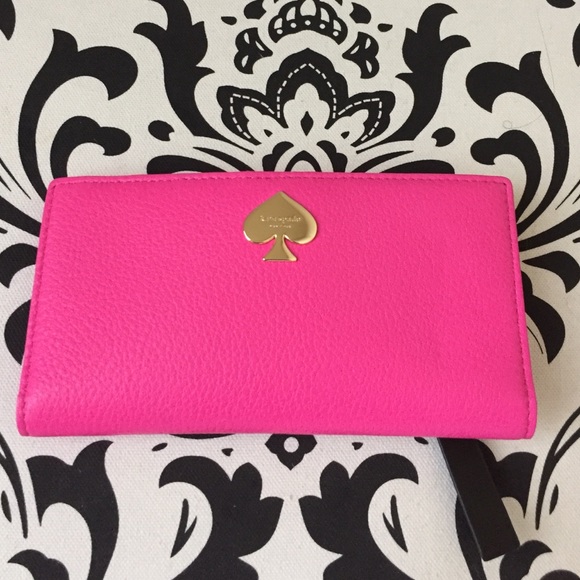 kate spade pink wallet
