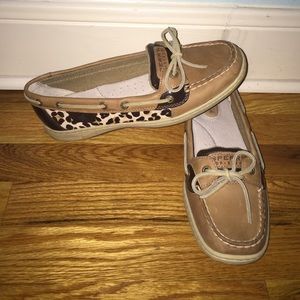 Cheetah print Sperry's