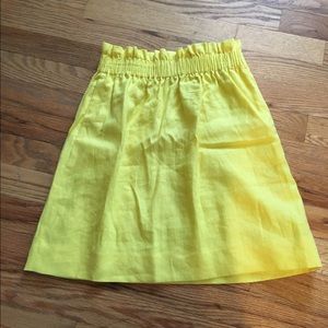 J.Crew yellow skirt - size 00